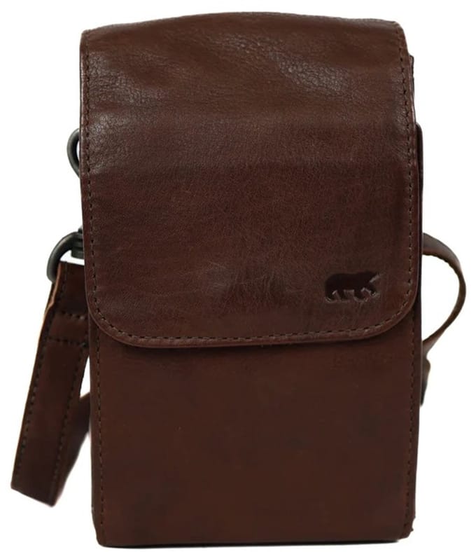 Bear Design Robbie 2.0 Leren Crossbodytas / Schoudertas - Bruin