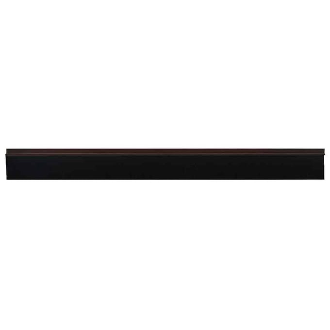 vidaXL - Zelfklevende - Deurborstels - 2 - st - Bruin - 100 - cm - Aluminiumlegering