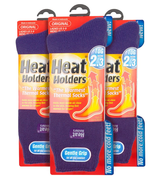 HEAT HOLDERS - 3-Pack Meisjes Geïsoleerde Thermosokken voor de Winter