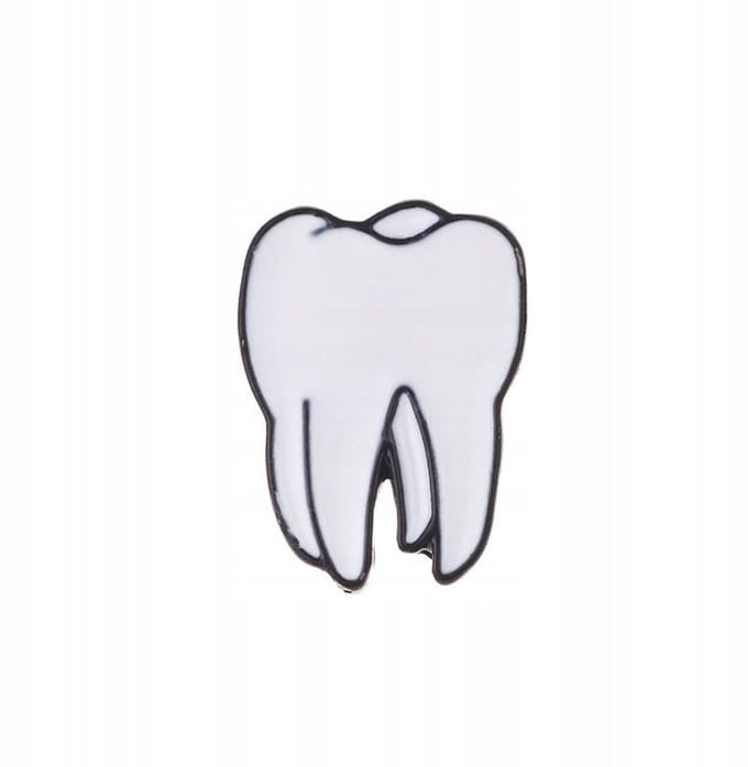 Pinets Broche Tand - Stijlvolle Metalen Speld