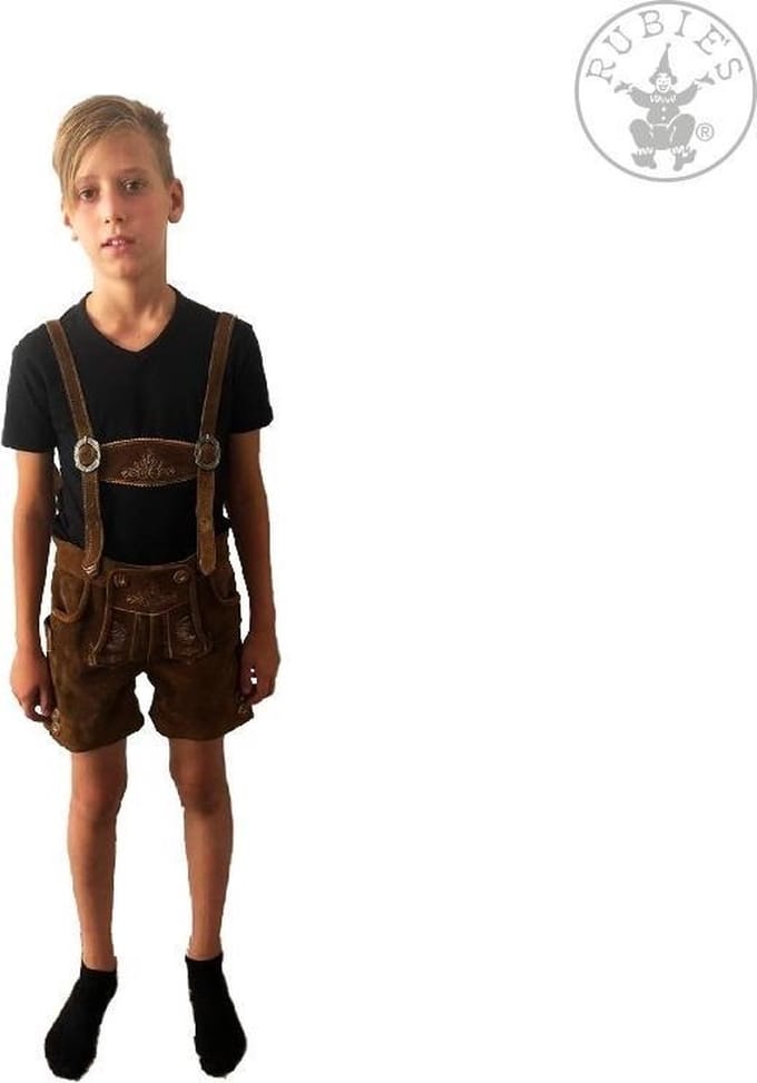 Tiroler broek jongens Leder - Maat 128