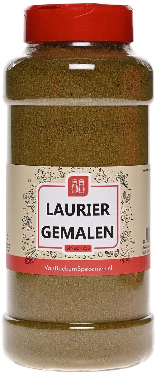 Van Beekum Specerijen - Laurier Gemalen - Strooibus 300 Gram