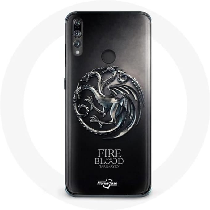 Coque - Huawei - P30 Lite - Souple - Noir - Game Of Thrones Targaryen