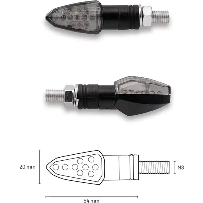 LED knipperlichten motor Taac FR17