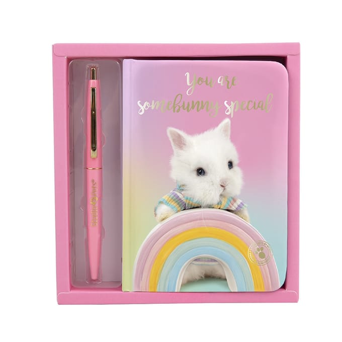 Studio Pets® Notitieboek met Pen – A6 Konijn BunBun Editie – Compacte Schrijfset voor kinderen
