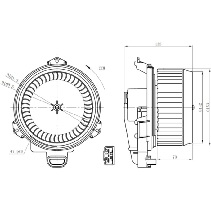 Binnenventilator NRF 34296