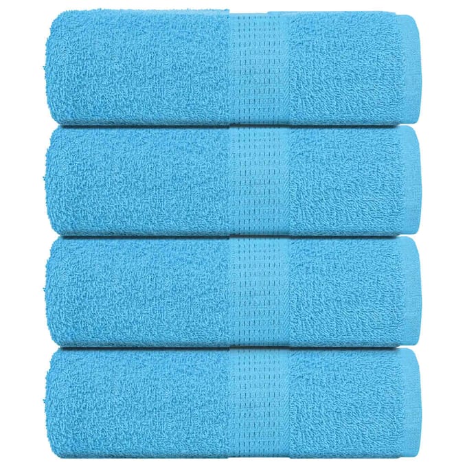 vidaXL - Gastendoekjes - FROGN - 4 - st - 30x50 - cm - 360 - g/m² - turquoise
