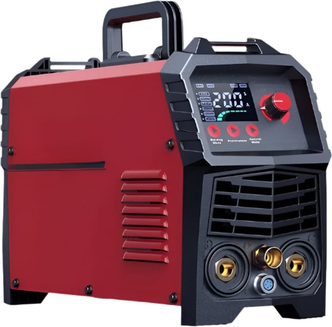 2-In-1 TIG & MMA Lasmachine – Draagbare Lasmachine – Compacte Lasapparaat – Lichtgewicht Machine – 200 Ampère Vermogen – Instelbare Koeling
