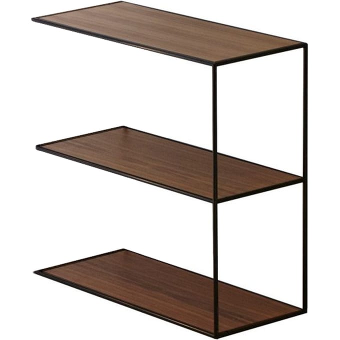 Jan Kurtz - Home aanbouwelement - M - verchroomd - eiken - bruin