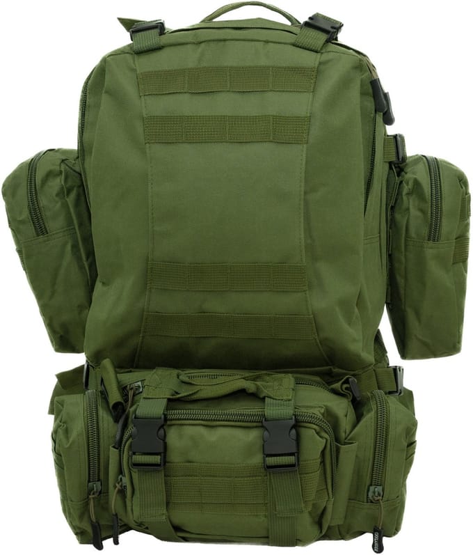 OFFLANDER Survival Combo - Rugzak - 38L - Groen - Waterdicht