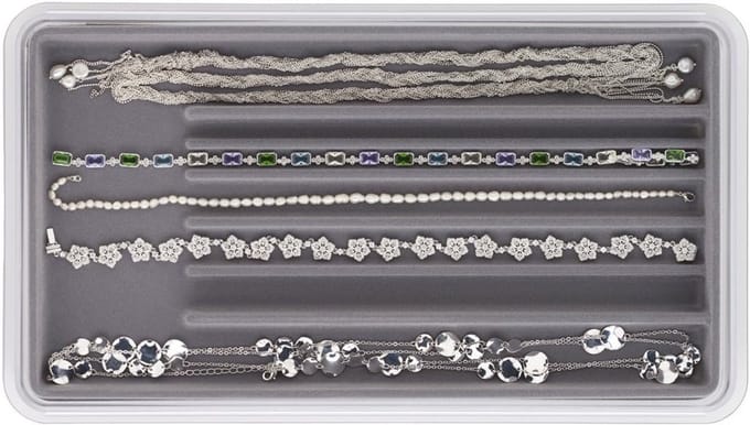 Sieraden Ketting Organizer Dienblad met Aanslagbestendige Voering