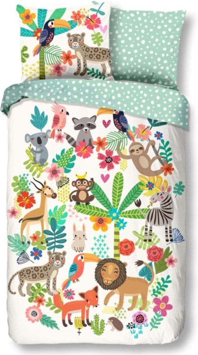 Good Morning Happy Kinderdekbedovertrek 140x200/220 cm