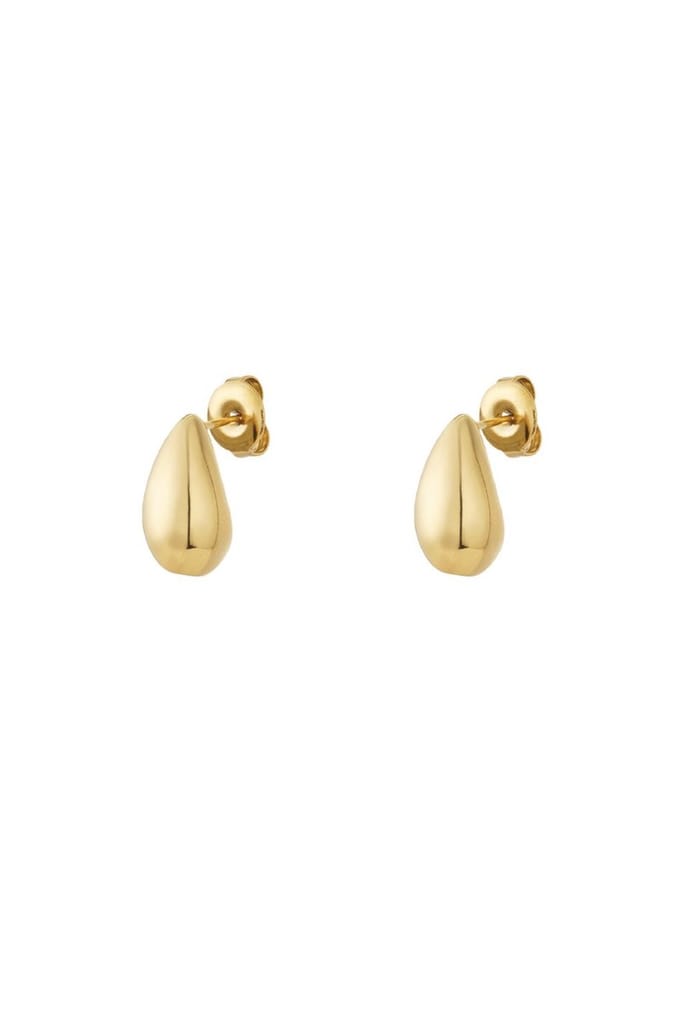 Bijoutheek Oorknoppen Tear Drop Goud