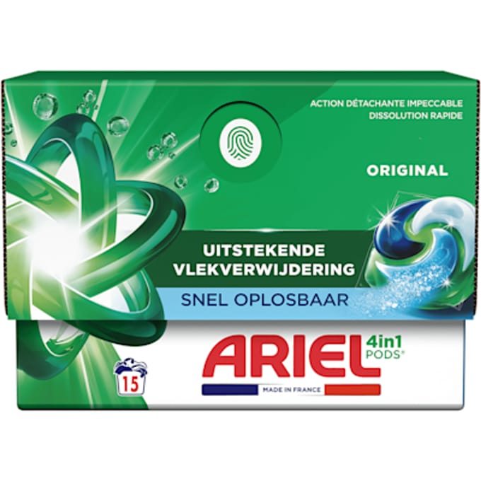 Ariel 4in1 Wasmiddel Pods Original - 15 stuks
