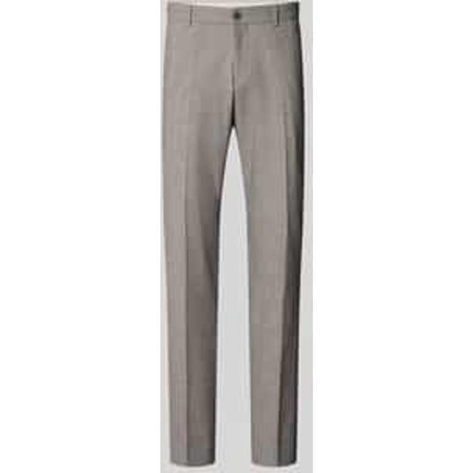 pantalon regular fit met viscose