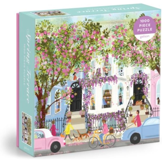 Joy Laforme Spring Terrace 1000 Piece Puzzle - Galison