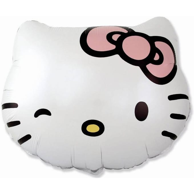 Ballon en Aluminium Hello Kitty Tête, 60cm