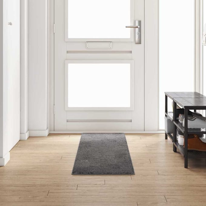vidaXL Tapijt Loper Grijs 50 x 250 cm 100% Polypropylene Tuft