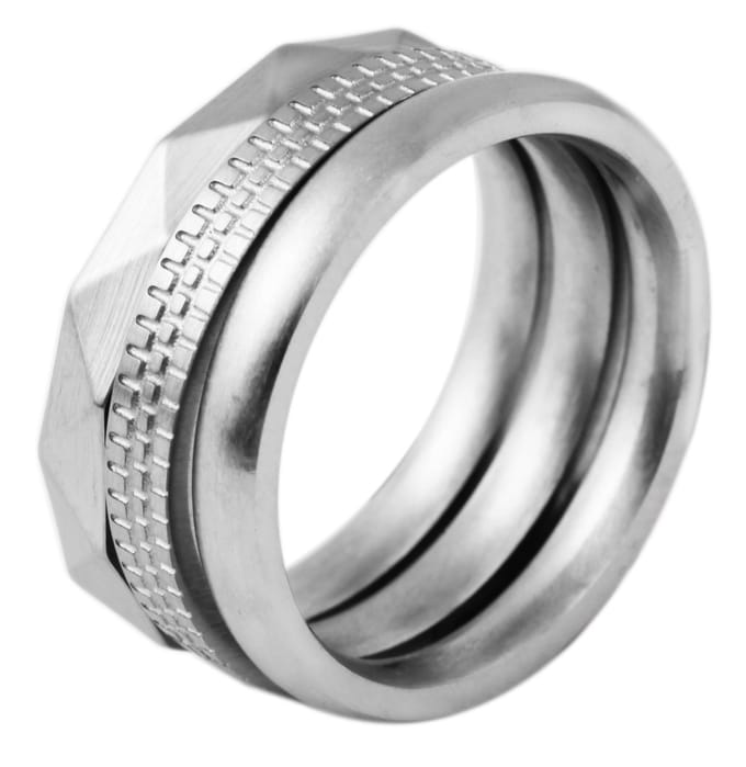AKZENT Akzent dames ring Dacia, zilverkleurig, duurzaam