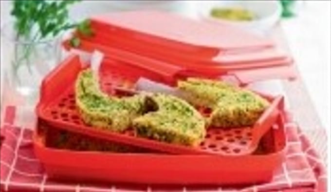 Tupperware marinadedoos - marineren - paneren