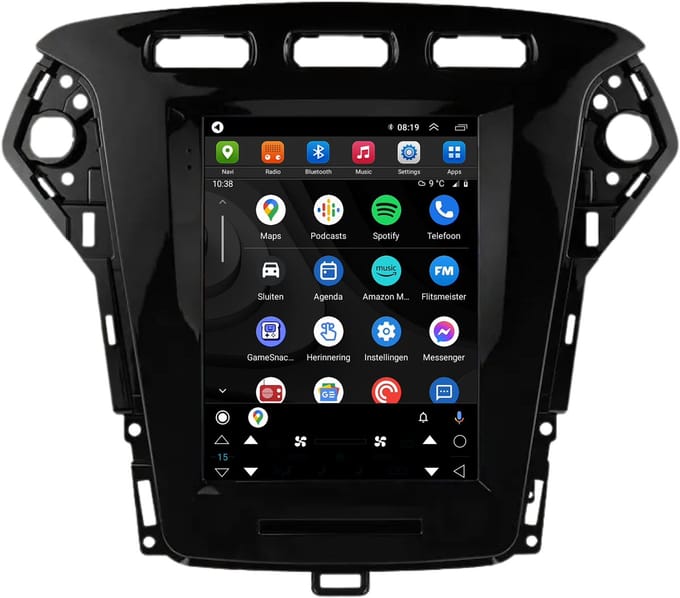 Carplay autoradio geschikt voor Ford Mondeo Mk4 | 2007 t/m 2014 | Android 13 | Draadloos Apple Carplay & Android Auto | 2GB + 32GB | 8-Core processor | Davilon | 2025 model | 2007 2008 2009 2010 2011 2012 2013 2014 | Bluetooth & Wifi
