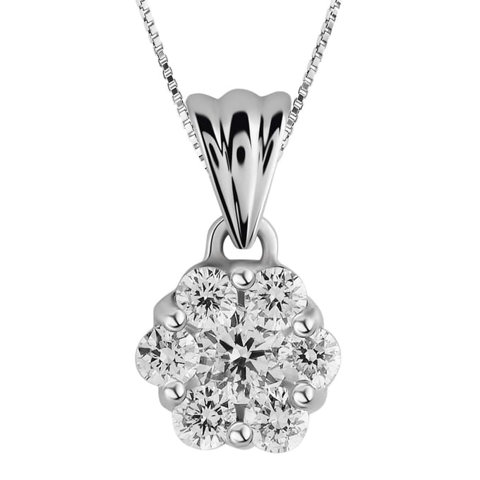 Orphelia HD-4177 - Hanger - 18 Karaat Witgoud / Diamant 0.26 ct