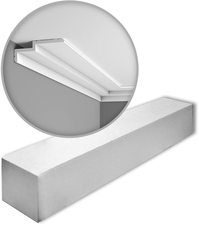 Orac Decor C391 MODERN STEPS 1 doos 10 stukken Kroonlijst 20 m