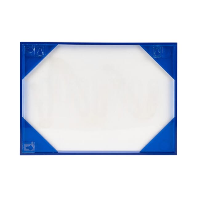 Present Time - Wall Art Bonjour Medium - Blauw