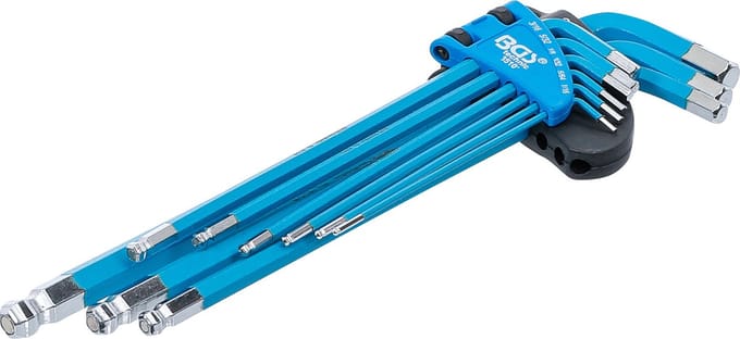 Inbusset – Inbussleutelset – Stiftsleutelset - Extra Lang (engels/ inch/ SAE) - BGS 35101