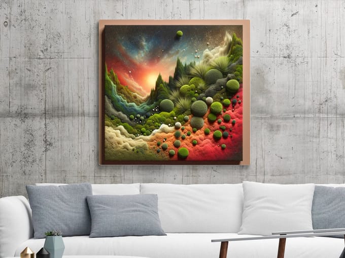 Kunstprint | Wanddecoratie | Dibond | 100 × 100 cm
