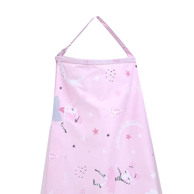 Borstvoedingsschort Cover Ademend Baby Voeden Privacy Dekking Deken met Elastische Schouder blauw