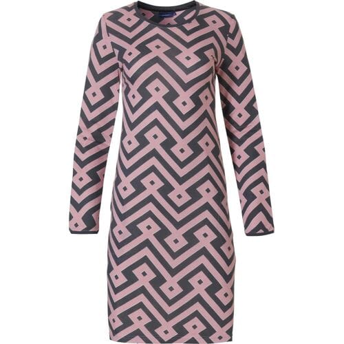Pastunette Dames Nachthemd Graphic Mauve maat 38