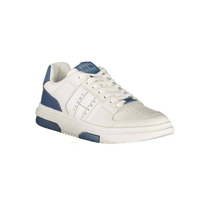 Tommy Hilfiger Witte Leren Sneakers voor Mannen