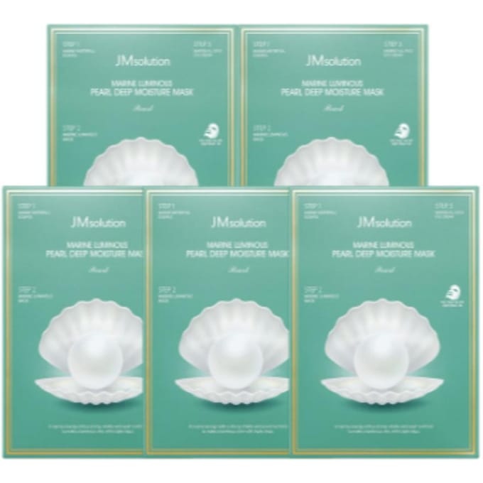 JMSOLUTION Masque Hydratant Profond Perle Lumineuse Marine 30ml (50 feuilles)