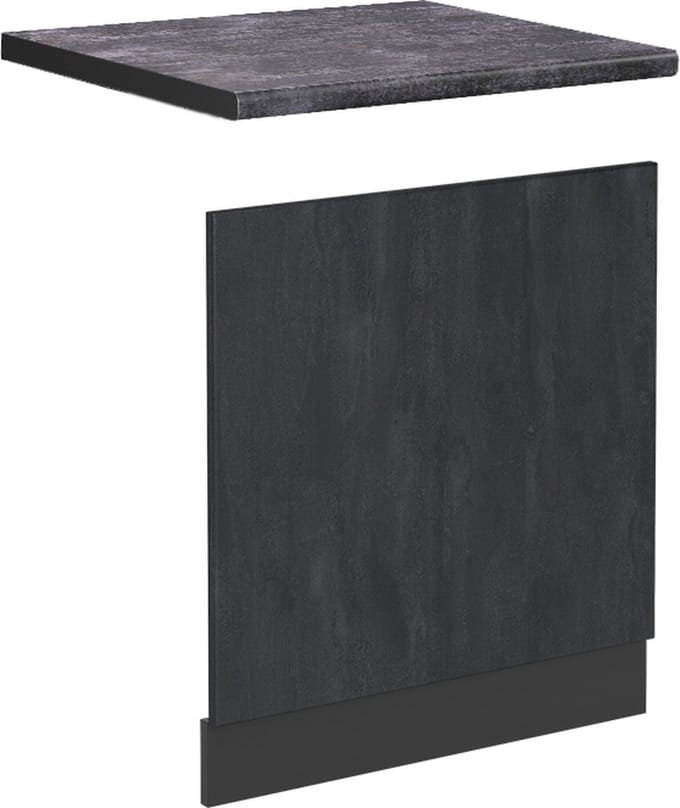 Vicco R-Line Frontpaneel – 60 cm WB Antraciet Zwart beton