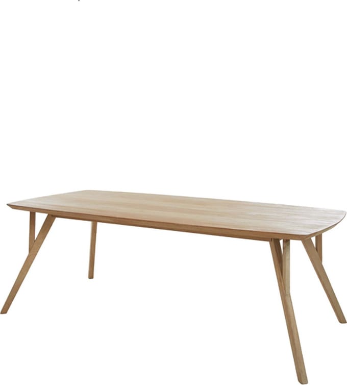 Light & Living - Eettafel QUENZA - 200x100x76cm - Bruin