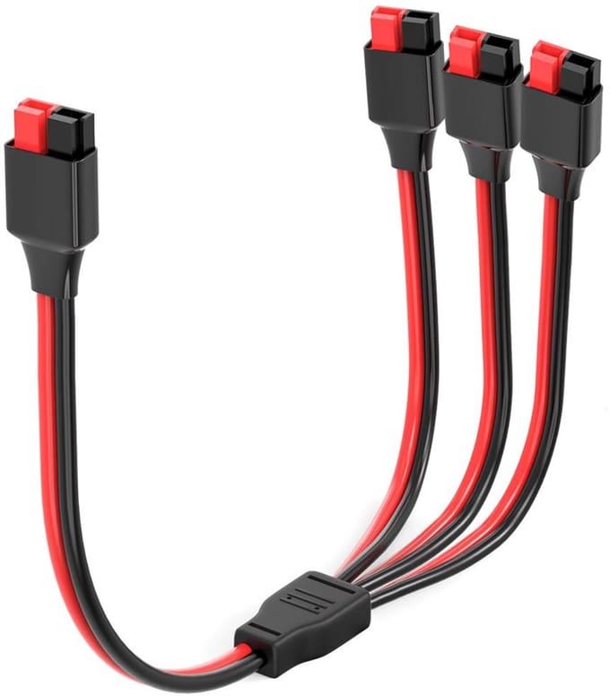 Solar Splitter Kabel 12AWG 1 tot 3 voor Oplaadstation
