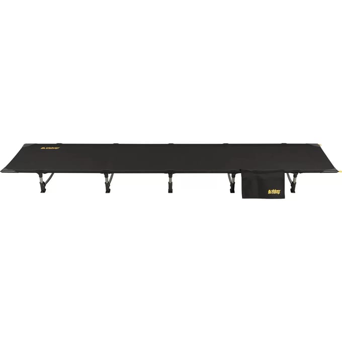 Abbey Camp Campingbed - 192 x 69 x 15 cm - Compact & Lichtgewicht - Zwart