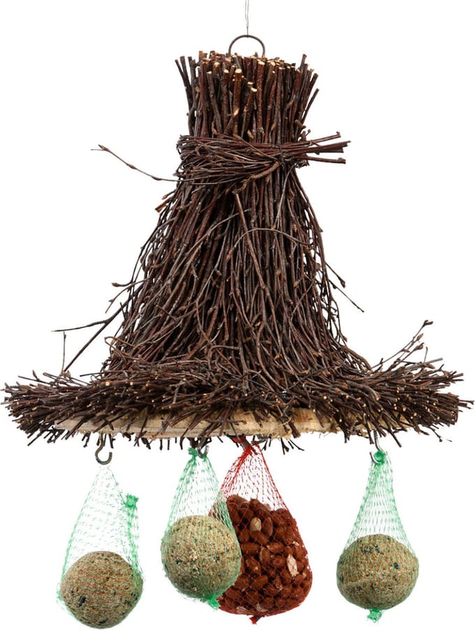 Esschert Vogeldak van Berken