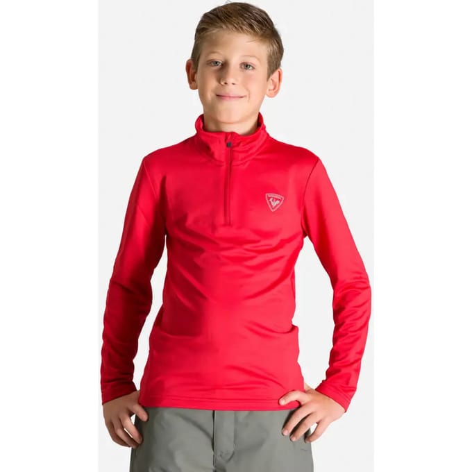 Jongenstrui met 1/2 rits Rossignol Warm Stretch
