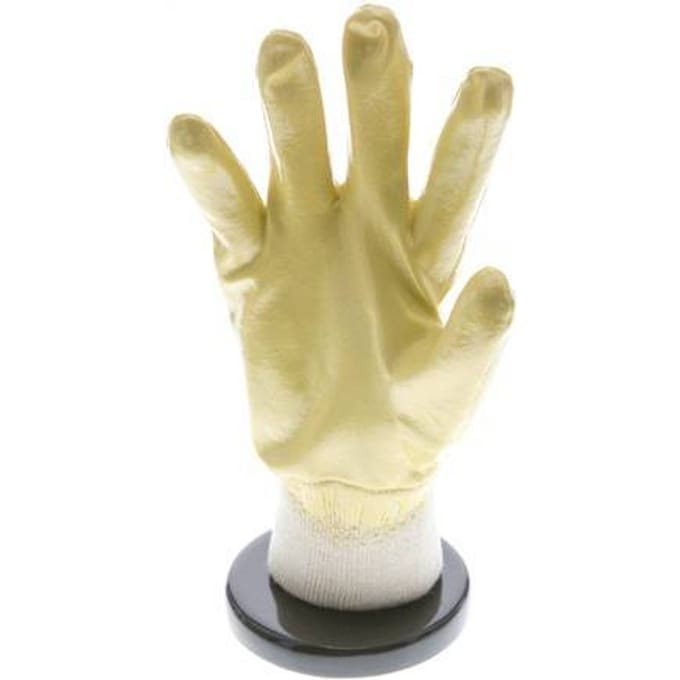 Beschermende Handschoenen Gebreide Nitril Coating Oliebestendig Middelgroot Risico Maat 9 [10 stuks]