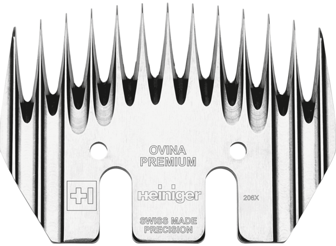 Heiniger Ovina Premium Scheermes 77 mm – Allround scheerkam met LG2-technologie
