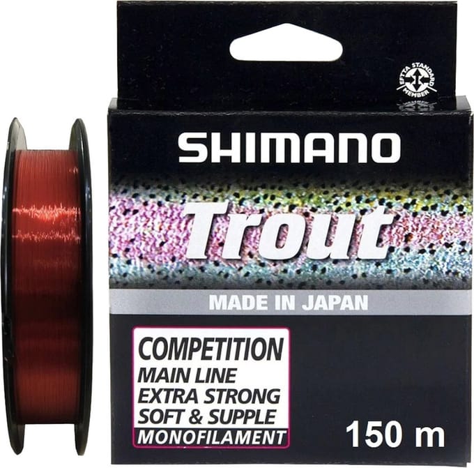 Shimano Trout Competition Mono | 150m 0.185mm Rood