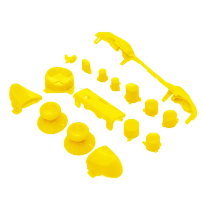 Volledige Game Controller Knopenset Vervangende Handvatten Accessoires Kits voor Xbox Series XGeel geel