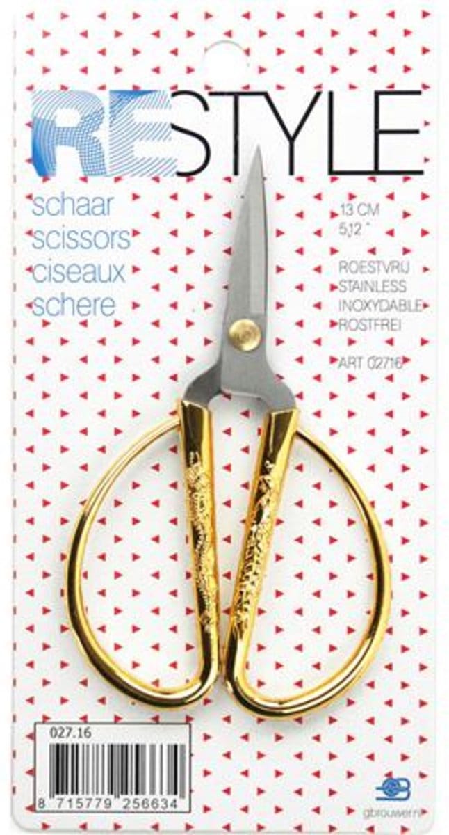 Schaar goud 13 cm - Restyle