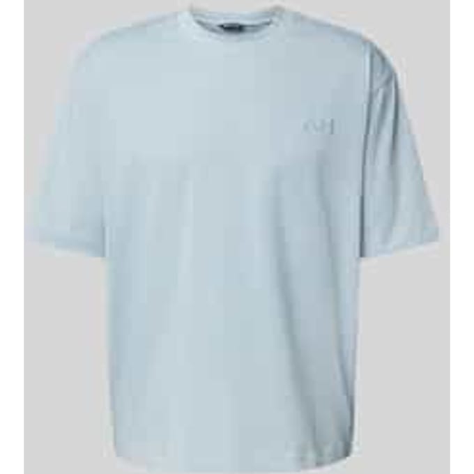 T-shirt met labeldetail