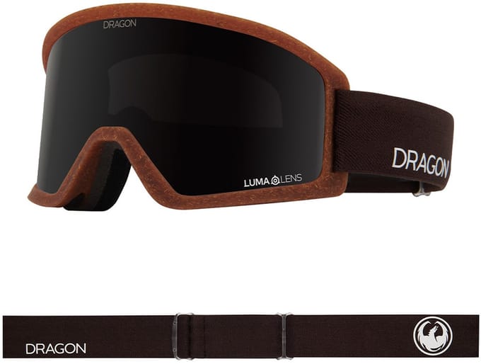 Dragon Alliance DX3 PLUS OTG Skibril - Raw Dark/Midnight & Amber