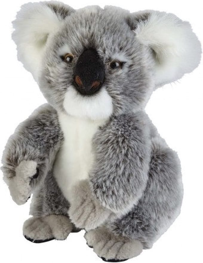 Ravensden Pluche koala knuffel - grijs - 28 cm - speelgoed - Australische buideldieren knuffels