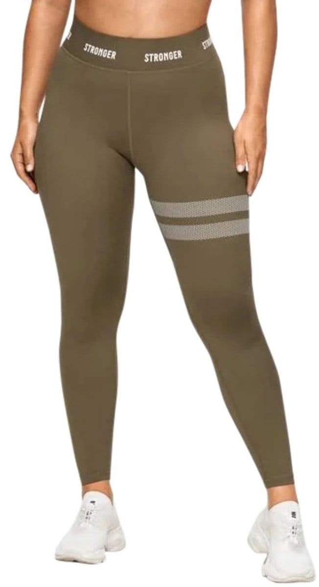 Stronger - Hero Legging - Sportlegging - Dames - Burnt Olive - Maat S