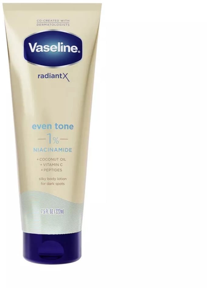 Vaseline Radiant X Even Tone Bodylotion met kokosolie, - 222ML